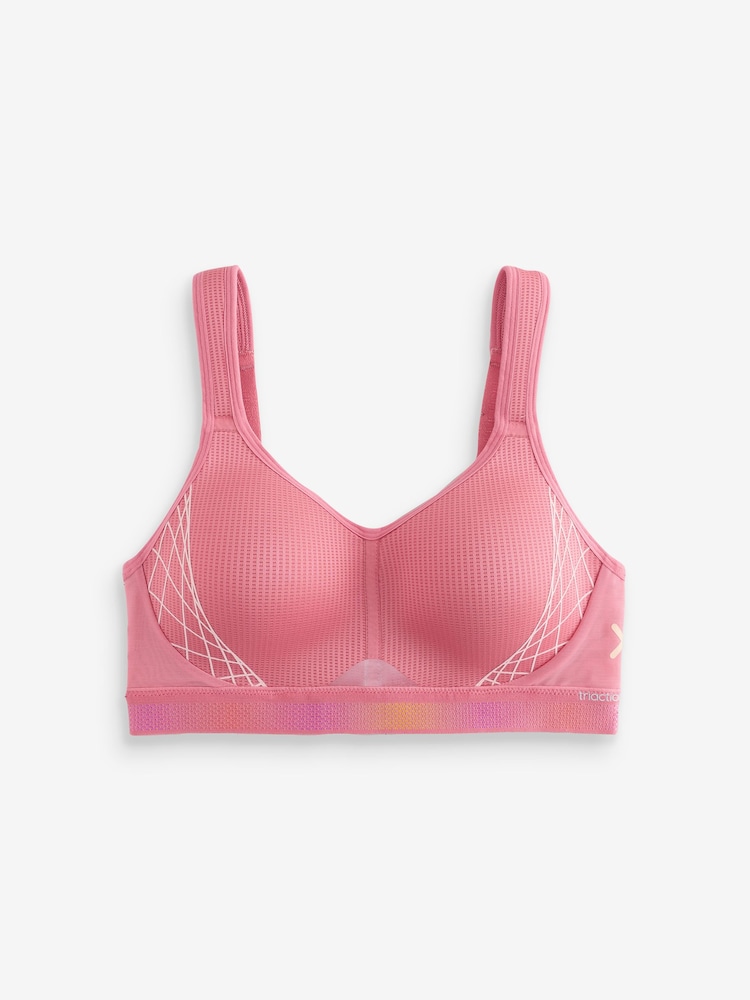 Triumph Red Triaction Cardio Flow Padded Sports Bra - Image 5 of 5