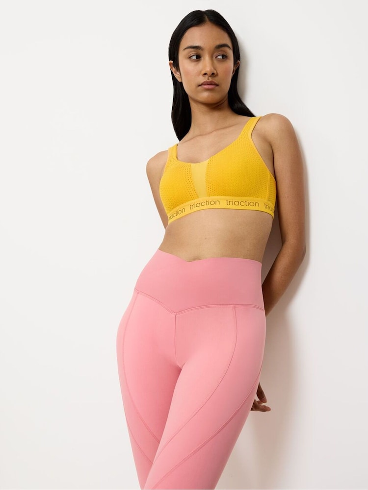 Triumph Yellow Triaction Energy Lite Non Wired Sports Bra - Image 1 of 5