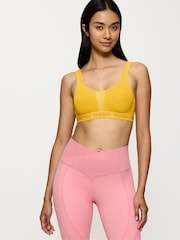Triumph Yellow Triaction Energy Lite Non Wired Sports Bra - Image 4 of 5