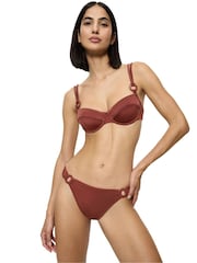 Triumph Midnight Swim Tai Brown Bikini Briefs - Image 1 of 9