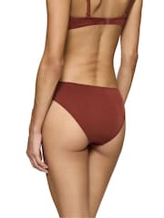 Triumph Midnight Swim Tai Brown Bikini Briefs - Image 2 of 9