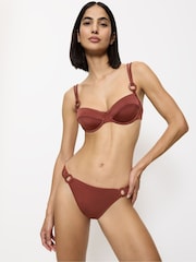 Triumph Midnight Swim Tai Brown Bikini Briefs - Image 5 of 9