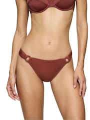 Triumph Midnight Swim Tai Brown Bikini Briefs - Image 8 of 9