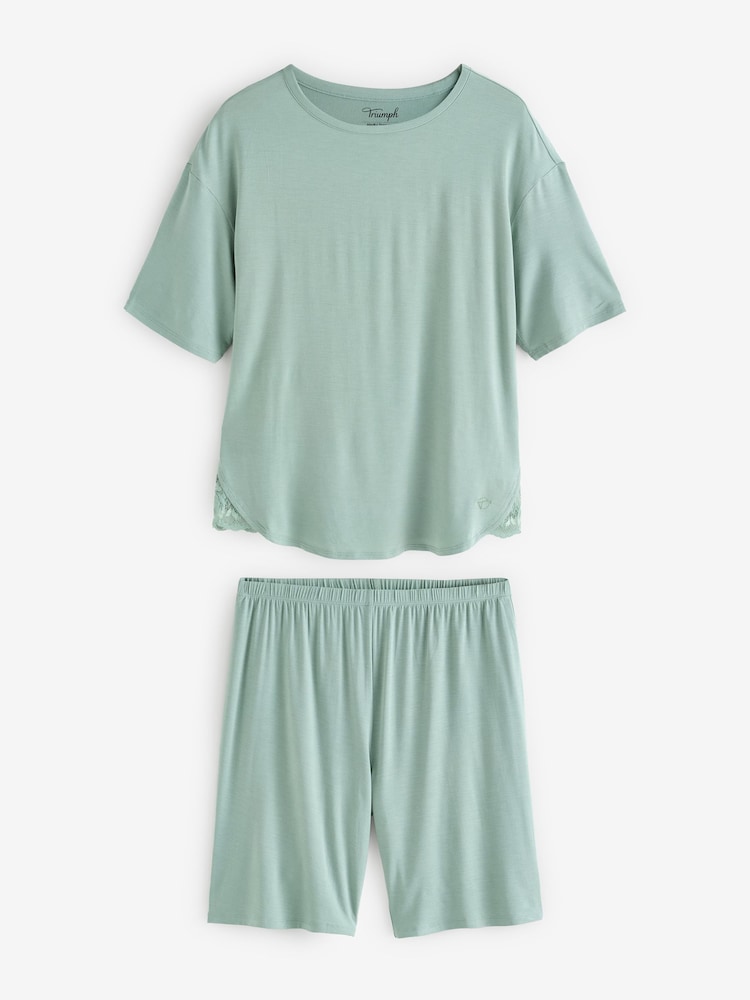 Triumph Green Timeless Sensuality Pyjamas - Image 3 of 3