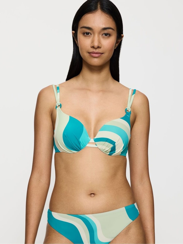 Triumph Blue Summer Mix and Match Wired and Padded Bikini - Image 1 of 5