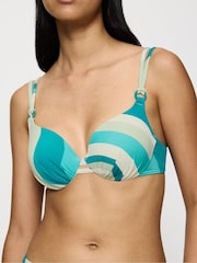 Triumph Blue Summer Mix and Match Wired and Padded Bikini - Image 3 of 5
