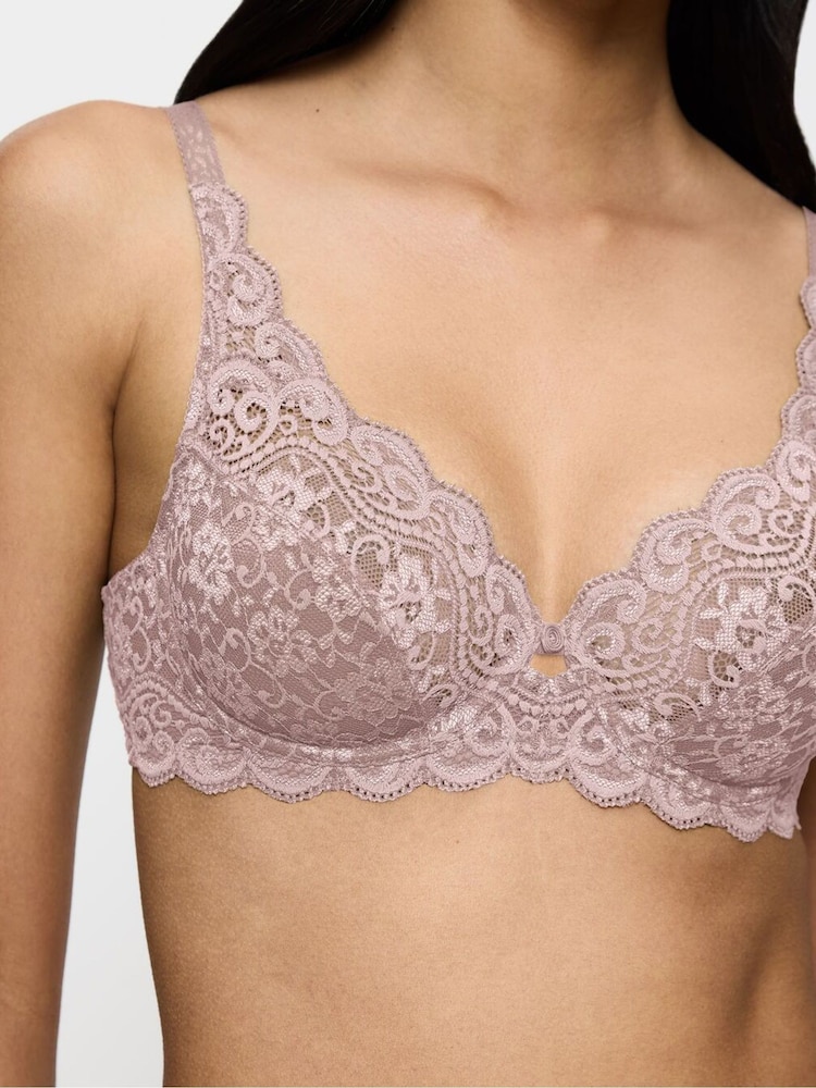 Triumph Amourette Wired and Padded White Bra - Image 2 of 5
