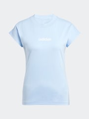 adidas Blue Essentials Single Jersey T-Shirt - Image 6 of 6