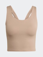 adidas Brown ALL ME MS TANK - Image 5 of 6