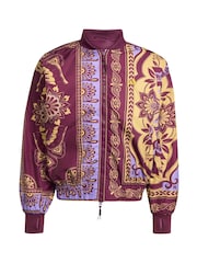 adidas Red x Farm Varsity Oversized Premium Jacket - Image 6 of 6