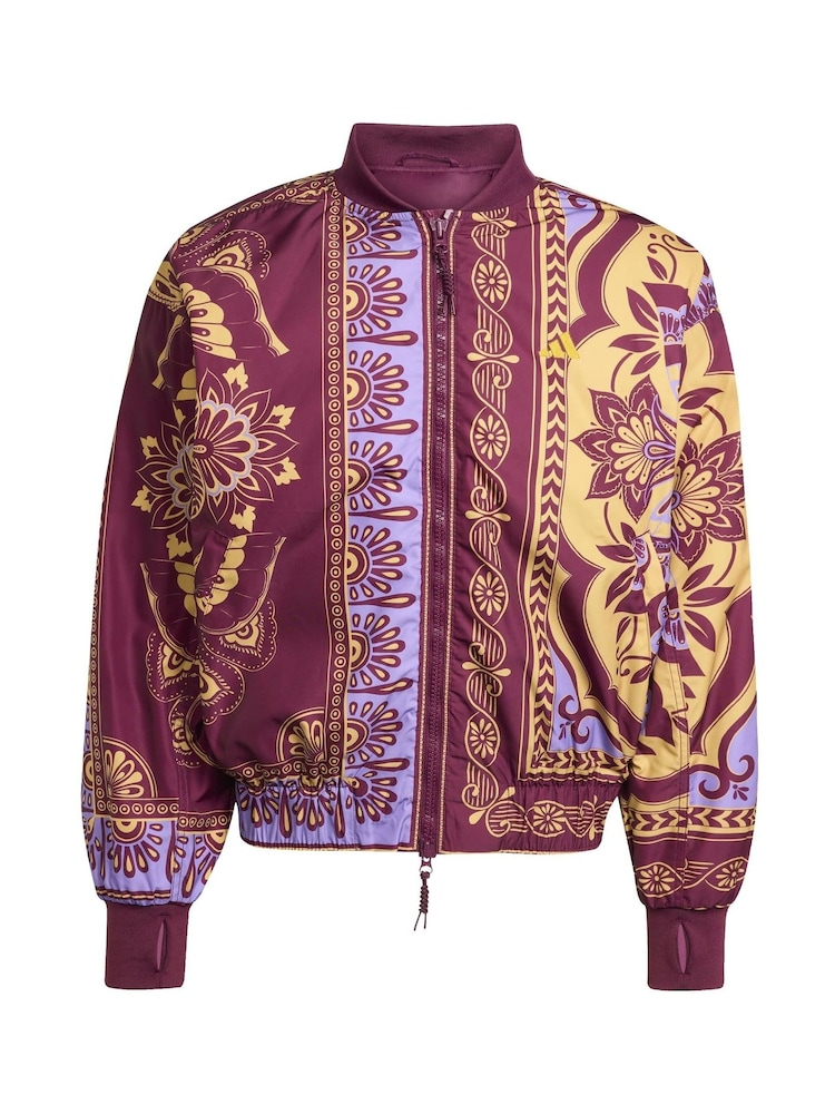 adidas Red x Farm Varsity Oversized Premium Jacket - Image 6 of 6