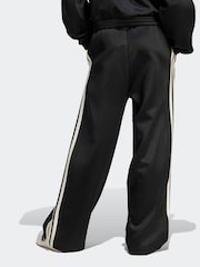 adidas Black Stadium Loose Fit 3-Stripes Trackpant Trousers - Image 2 of 6