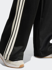 adidas Black Stadium Loose Fit 3-Stripes Trackpant Trousers - Image 5 of 6