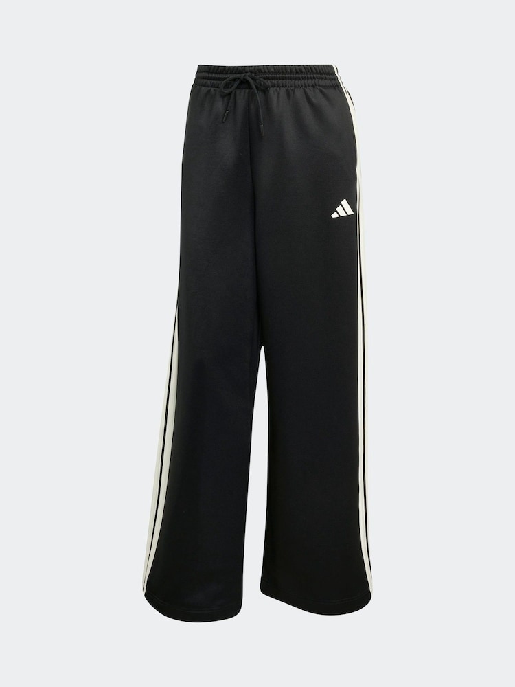 adidas Black Stadium Loose Fit 3-Stripes Trackpant Trousers - Image 6 of 6 adidas Black Stadium Loose Fit 3-Stripes Trackpant Trousers - Image 6 of 6
