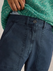 White Stuff Blue Twister Chino Trousers - Image 4 of 6