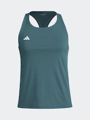 adidas Green Adizero Tank Vest - Image 8 of 9