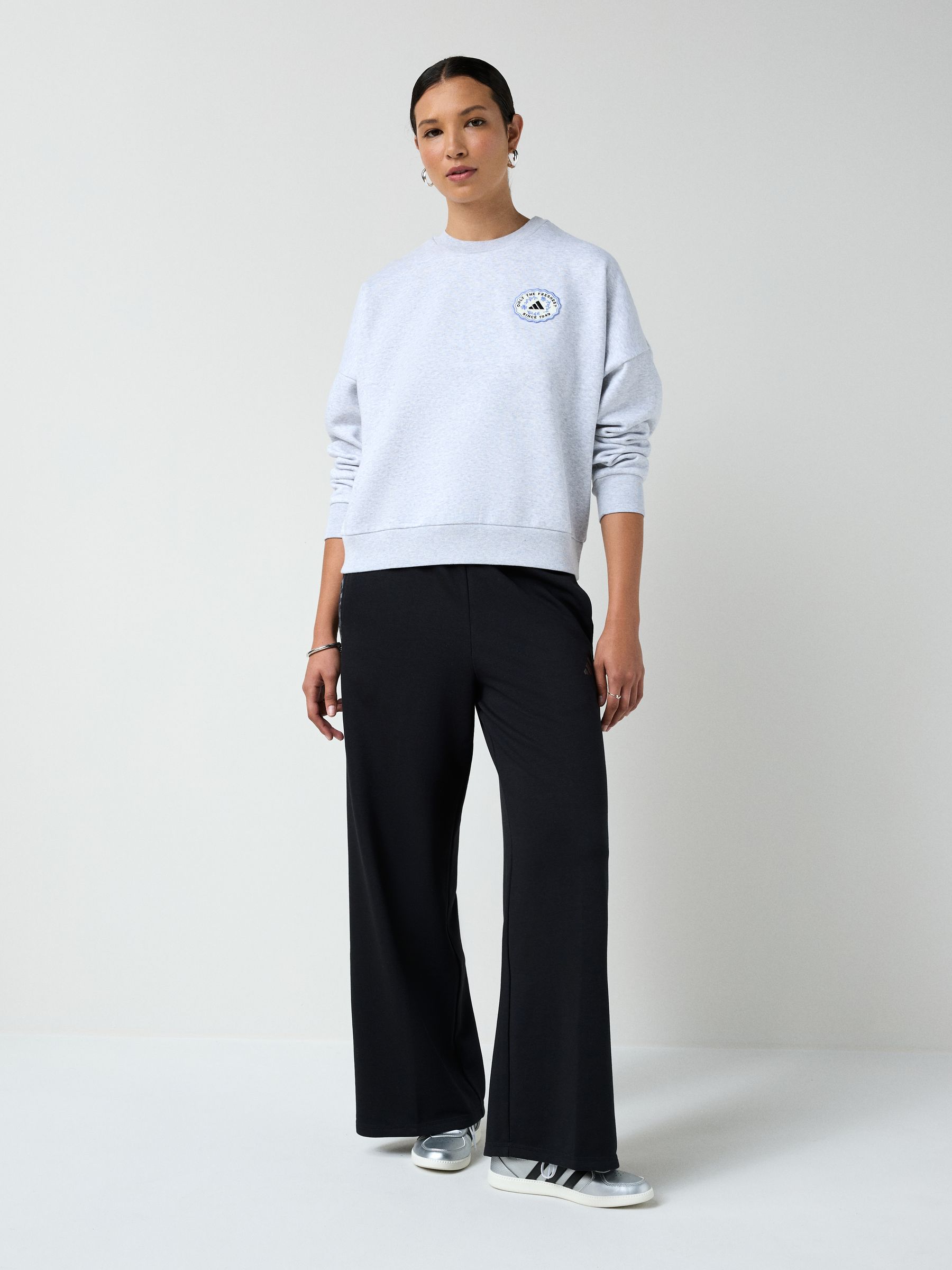 Buy adidas Grey Farmers Market Graphic Loose Fit Sweatshirt from