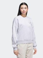 Cinza - Moletom adidas Farmers Market Graphic Loose Fit Sweatshirt - Imagem 3 de 6