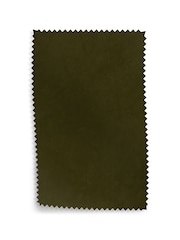 MADE.COM Green Matt Velvet Easy Clean Deep Upholstery Swatch - Image 1 of 1