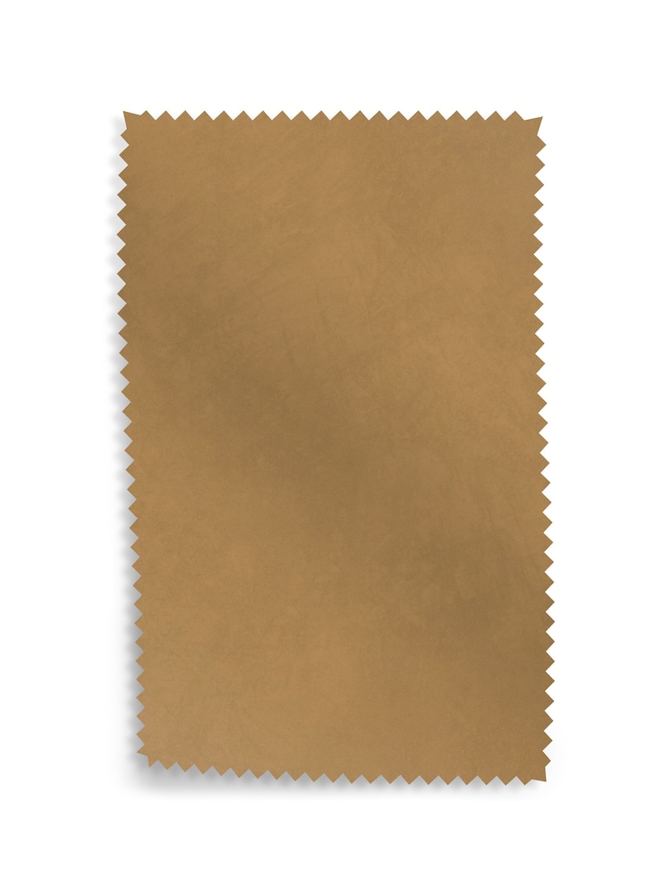 MADE.COM Caramel Natural Matt Velvet Easy Clean Upholstery Swatch - Image 1 of 1 MADE.COM Caramel Natural Matt Velvet Easy Clean Upholstery Swatch - Image 1 of 1