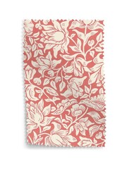 Morris & Co Madder Coral Orange Mallow by Morris and Co Upholstery Swatch - Image 1 of 1