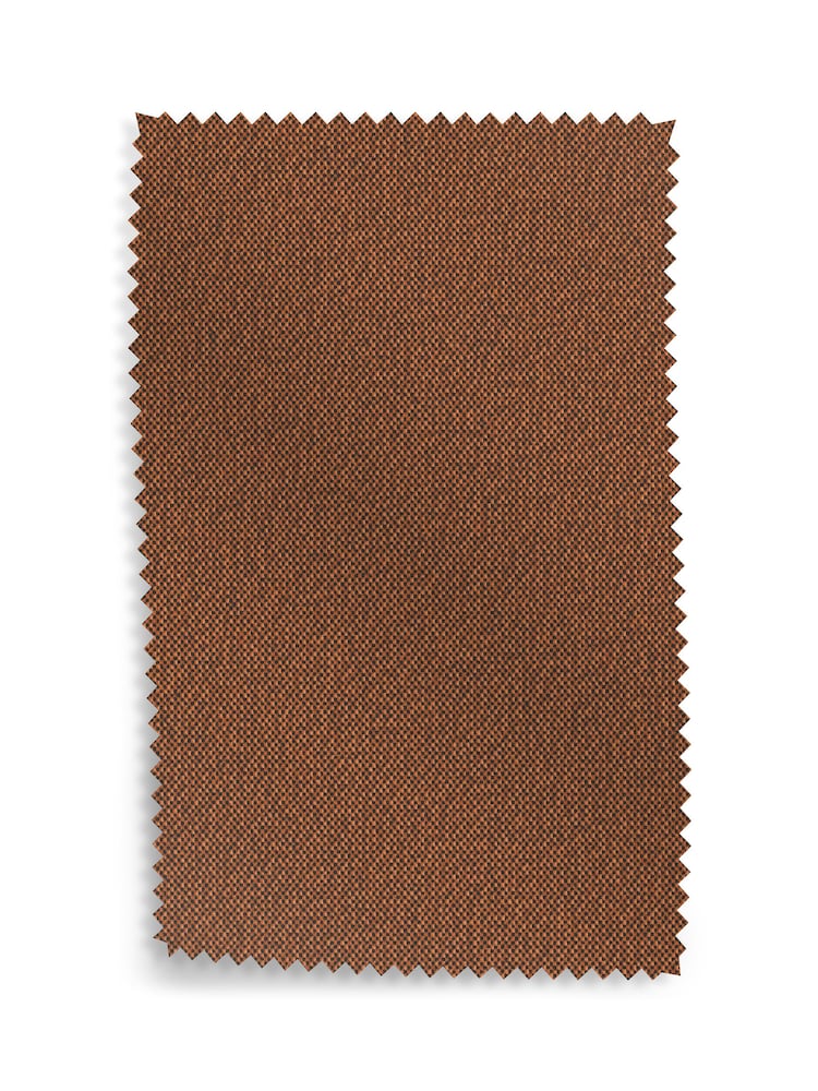 MADE.COM Dark Terracotta Orange Made Weave Upholstery Swatch - Image 1 of 1
