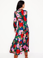 Boden Blue Ivy Smocked Midi Dress - Image 3 of 6