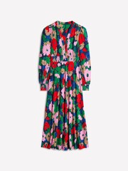 Boden Blue Ivy Smocked Midi Dress - Image 6 of 6