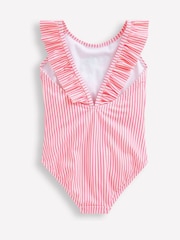 Boden Pink Cherry Frill Strap Swimsuit - Image 2 of 3