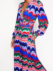Boden Blue Ivy Smocked Midi Dress - Image 2 of 6