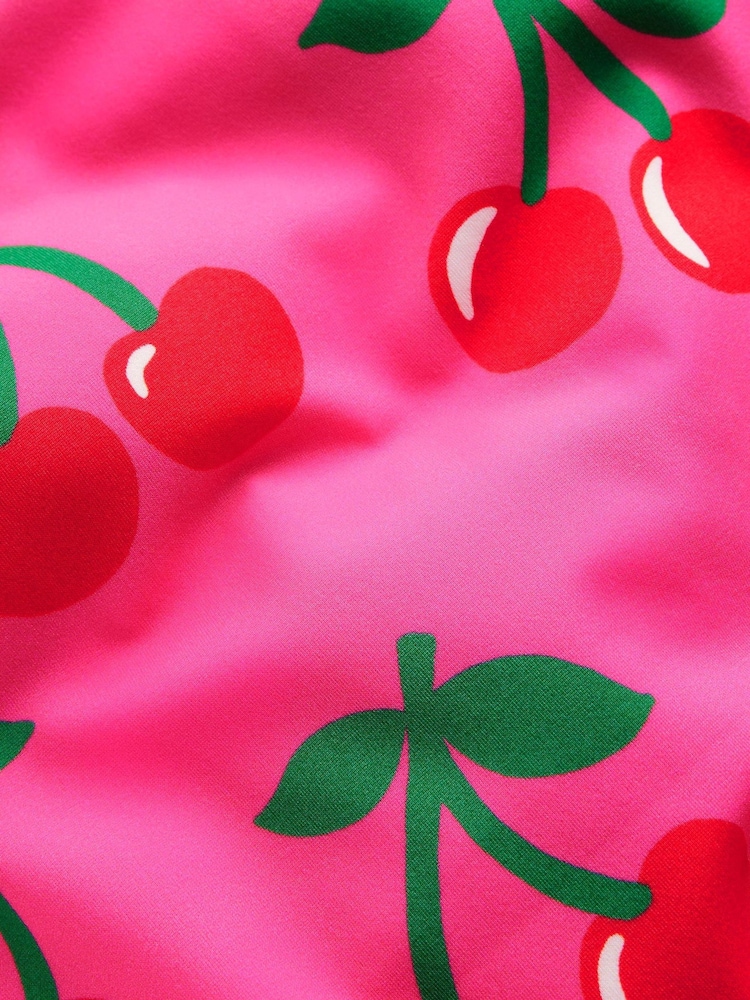 Boden Pink Cherries Cross-Back Printed Swimsuit - Image 3 of 3