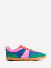 Boden Blue Erin Retro Tennis Trainers - Image 2 of 5