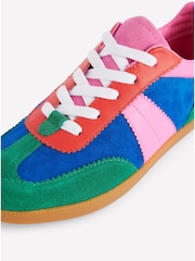 Boden Blue Erin Retro Tennis Trainers - Image 5 of 5