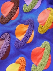 Boden Blue Space Planets Boucle 100% Cotton T-Shirt - Image 3 of 3