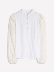 Boden White Eden Broderie Blouse - Image 5 of 5