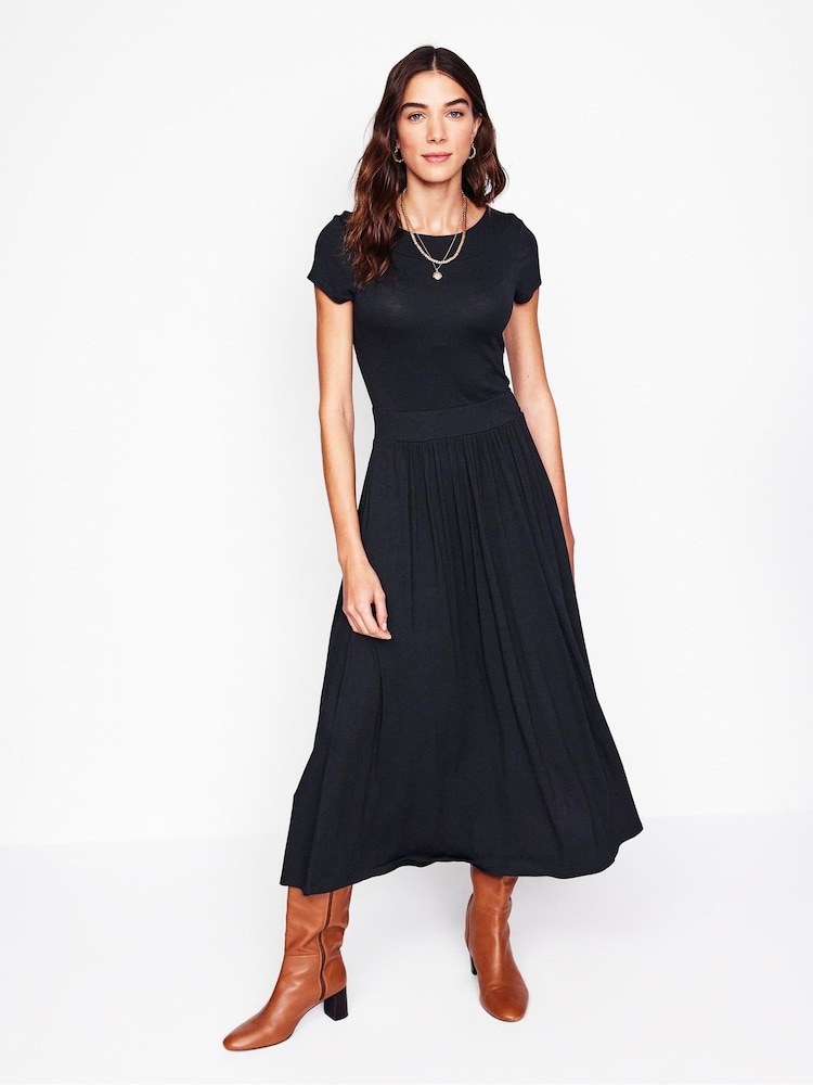 Boden Blue Melanie Jersey Midi Dress - Image 1 of 4 Boden Blue Melanie Jersey Midi Dress - Image 1 of 4