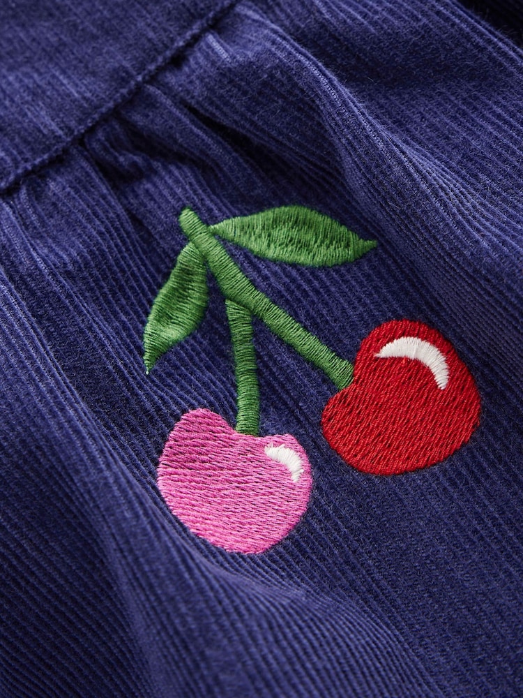Boden Blue Lucilla Cherry Print Pinafore 100% Cotton Dress - Image 3 of 3 Boden Blue Lucilla Cherry Print Pinafore 100% Cotton Dress - Image 3 of 3