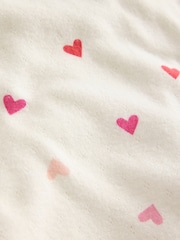 Boden Cream Long Sleeve Pointelle Heart Top - Image 3 of 3