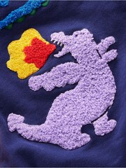 Boden Blue Fun Dragon 100% Cotton Sweatshirt - Image 3 of 3