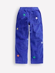 Boden Blue Star Pull-On Corduroy 100% Cotton Trousers - Image 2 of 3