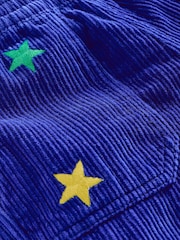 Boden Blue Star Pull-On Corduroy 100% Cotton Trousers - Image 3 of 3
