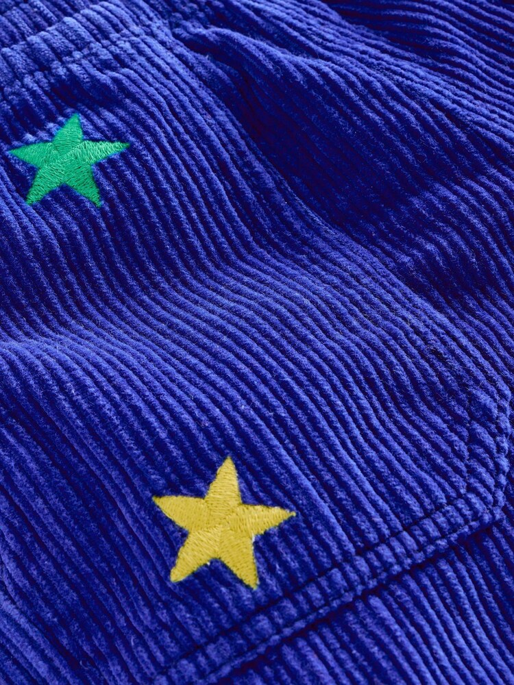 Boden Blue Star Pull-On Corduroy 100% Cotton Trousers - Image 3 of 3