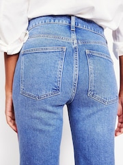 Boden Blue Heart Embroidered Girlfriend Jeans - Image 5 of 6