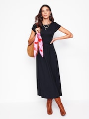 Boden Black Melanie Jersey Midi Dress - Image 4 of 5