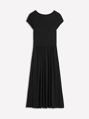 Boden Black Melanie Jersey Midi Dress - Image 5 of 5