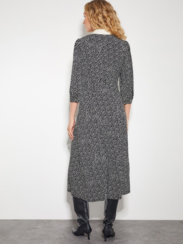 Buy Monsoon Black Arielle Floral Print Jersey Midi Dress from Next USA