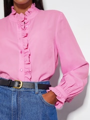 Monsoon Pink Cecily Ruffle Blouse - Image 4 of 5