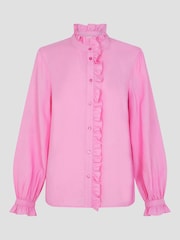 Monsoon Pink Cecily Ruffle Blouse - Image 5 of 5