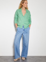 Monsoon Cora V-izrez; z V-izrezom Collared pletena jopa - Slika 2 iz 4