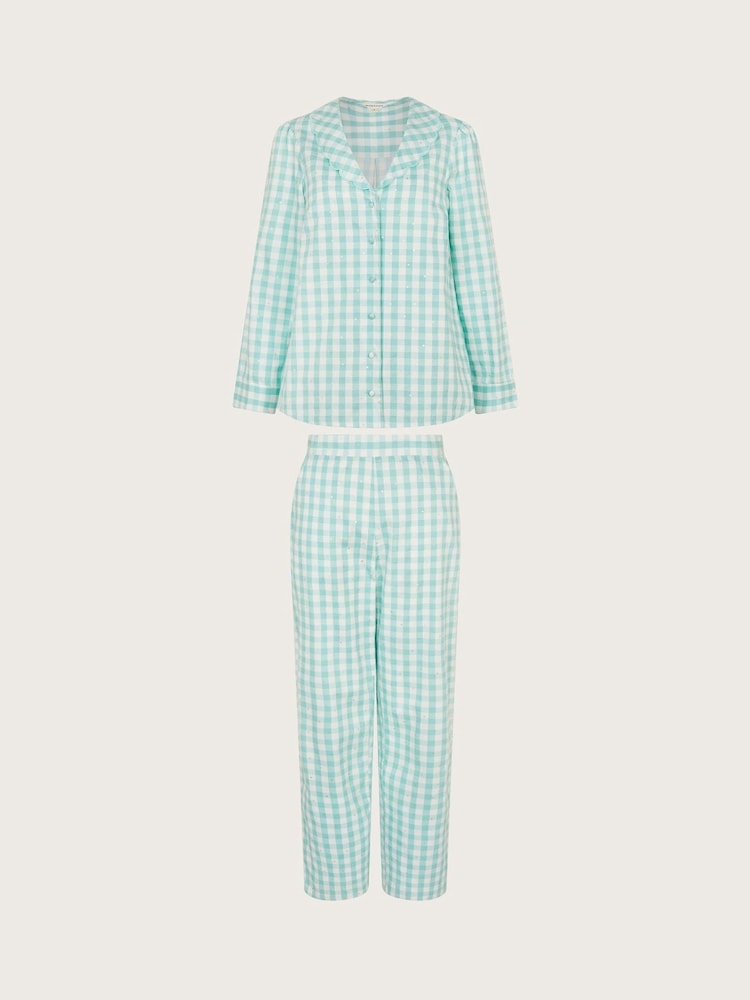 Conjunto de pijama de algodón 100 % a cuadros Clementine de Monsoon - Imagen 4 de 4 Conjunto de pijama de algodón 100 % a cuadros Clementine de Monsoon - Imagen 4 de 4